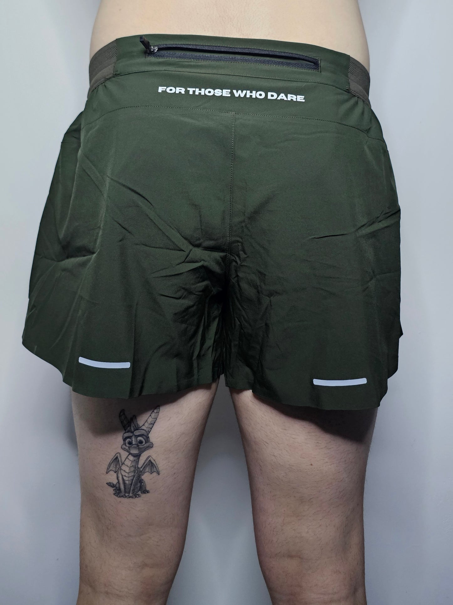 DTC Green Running Shorts - 3 Inch