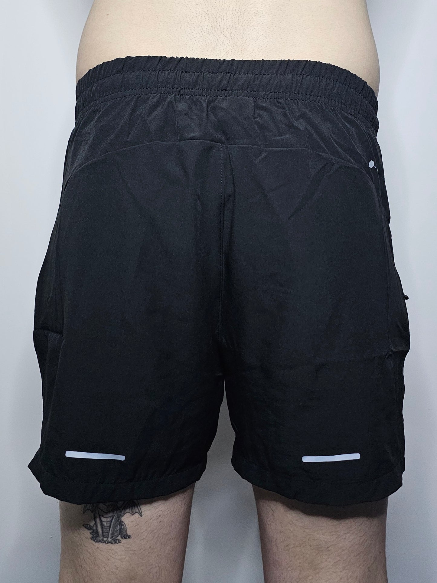 DTC Black Gym Shorts - 5 Inch