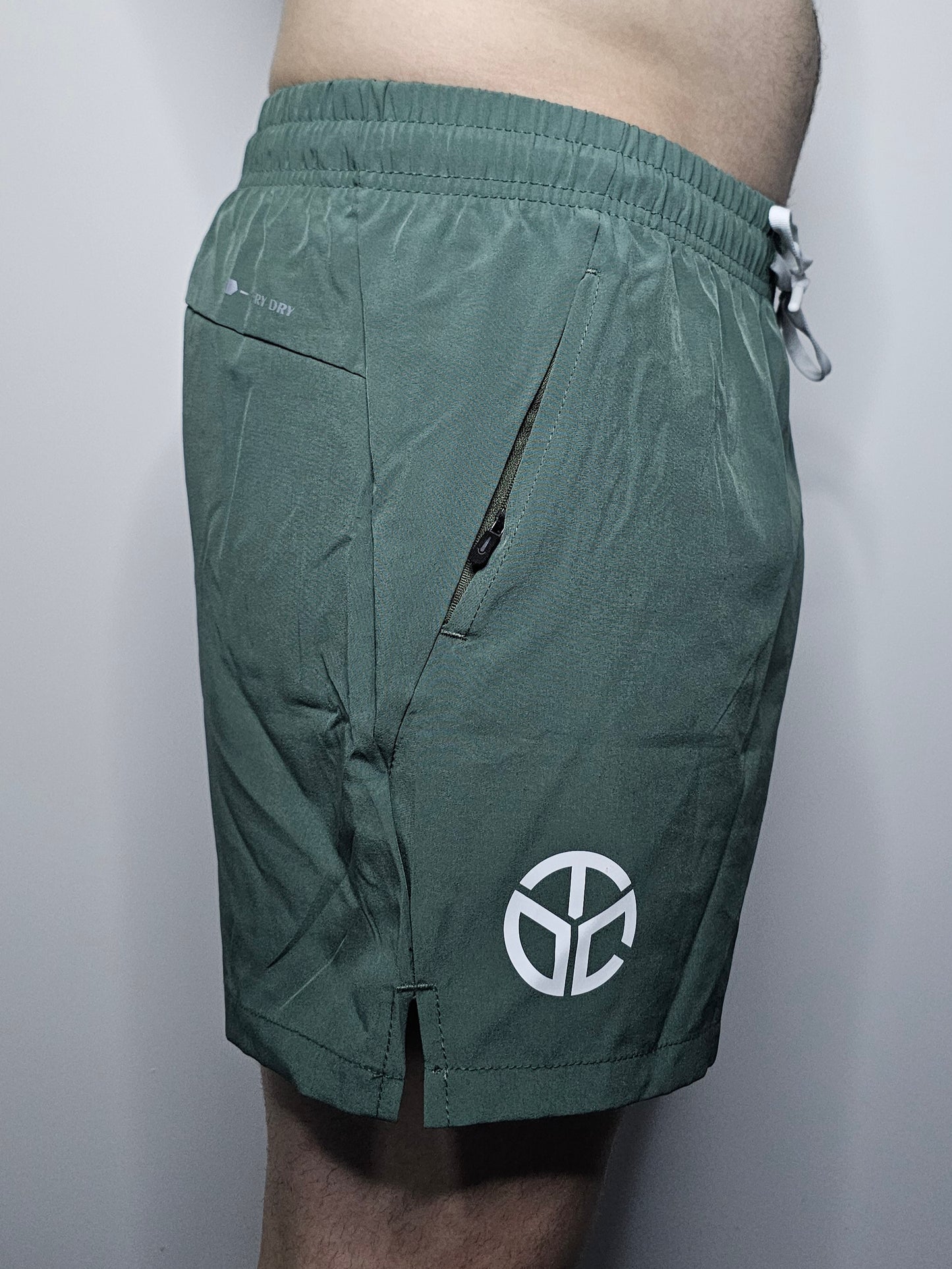 DTC Green Gym Shorts - 5 Inch