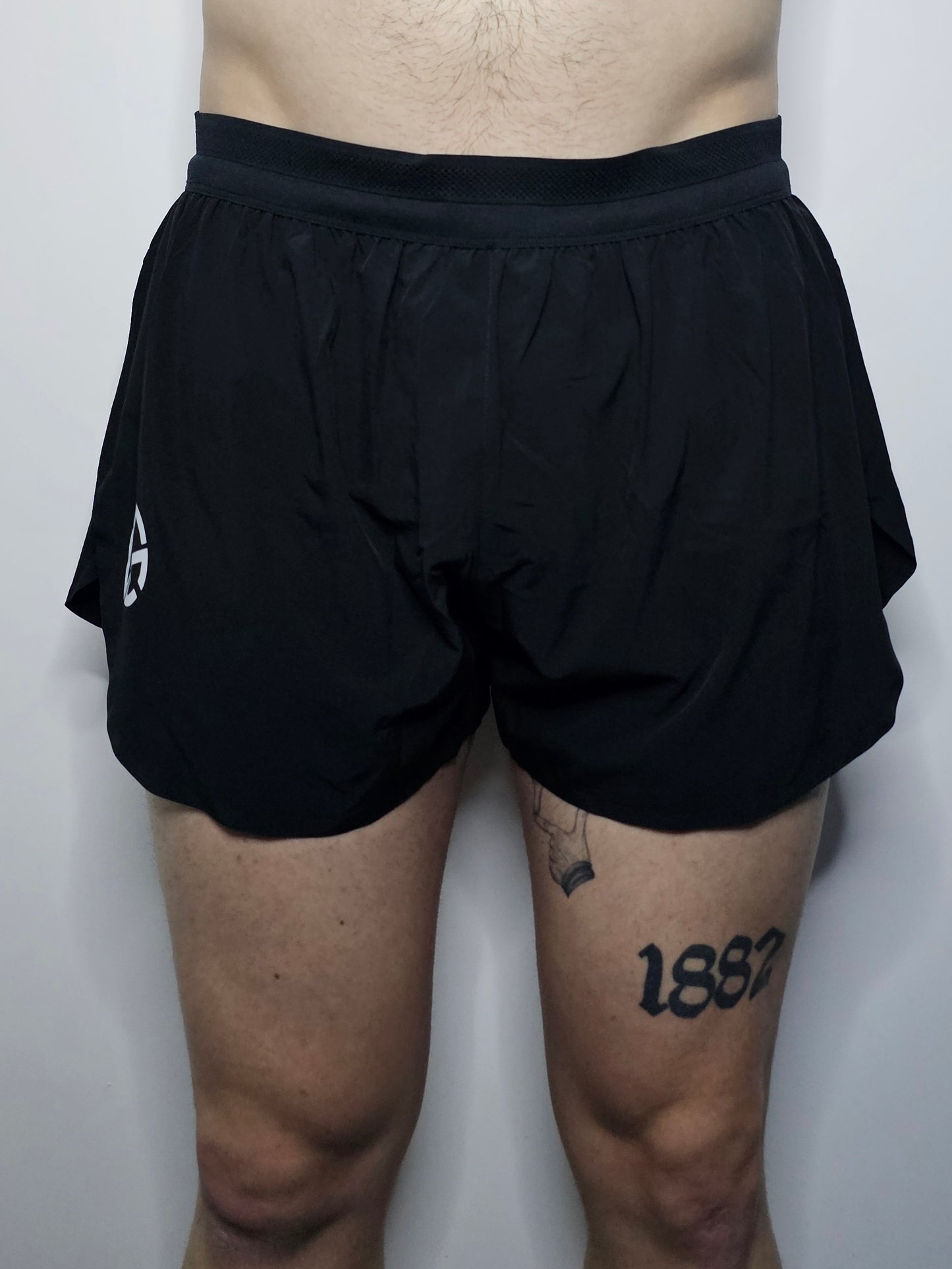 DTC Black Running Shorts - 3 Inch