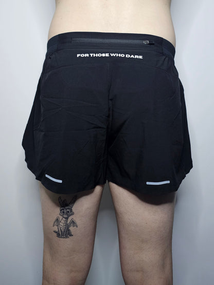 DTC Black Running Shorts - 3 Inch