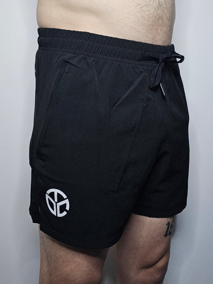 DTC Black Gym Shorts - 5 Inch