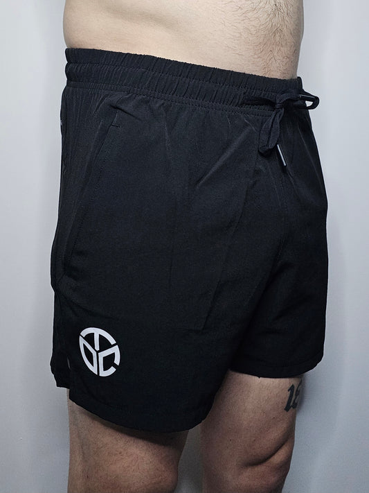 DTC Black Gym Shorts - 5 Inch