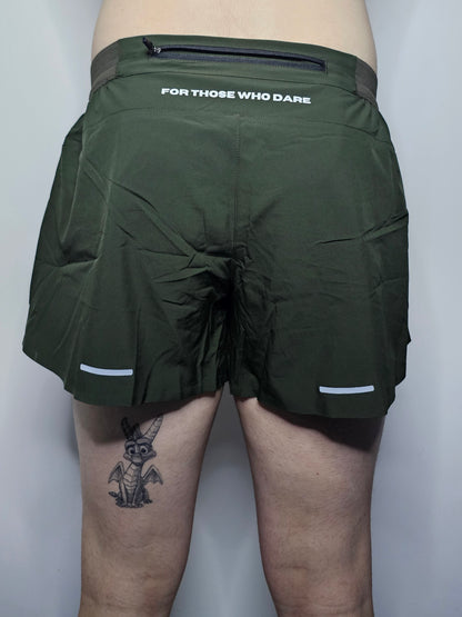 DTC Green Running Shorts - 3 Inch