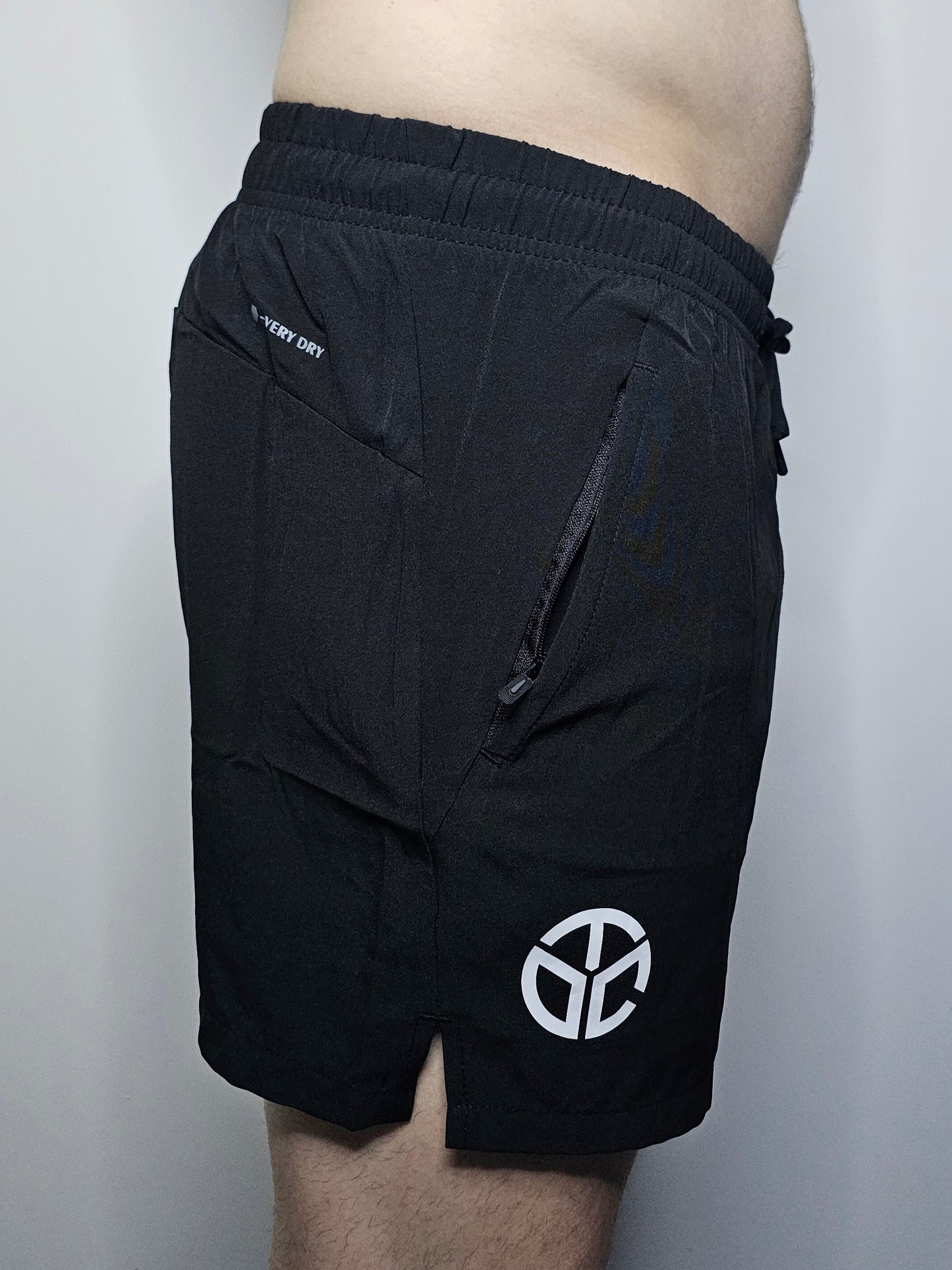 DTC Black Gym Shorts - 5 Inch