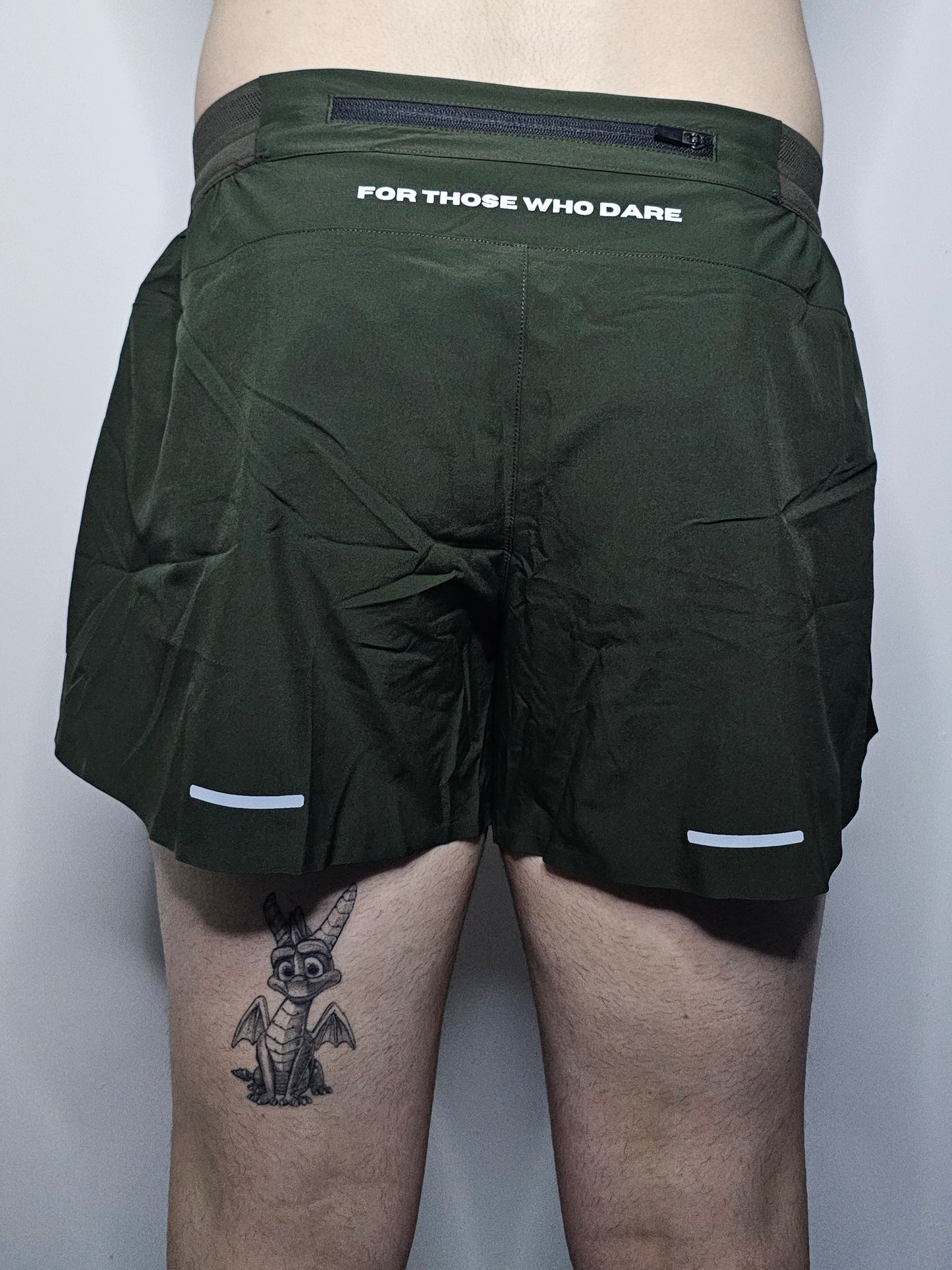 DTC Green Running Shorts - 3 Inch