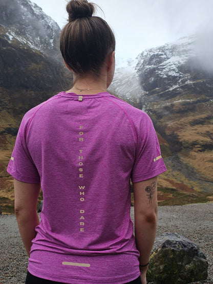 Womens DTC Fitness Top - Purple