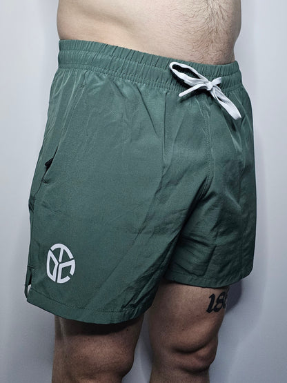 DTC Green Gym Shorts - 5 Inch