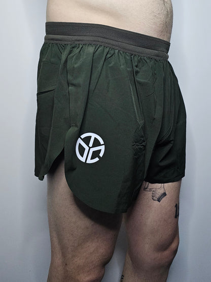 DTC Green Running Shorts - 3 Inch